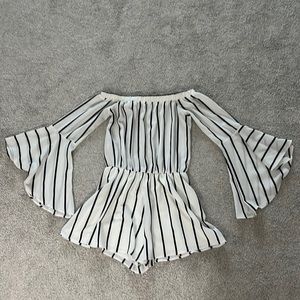 Off the shoulder romper